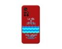 Funda Silicona Líquida Roja para Xiaomi POCO M4 Pro 5G diseño Agua Dibujos