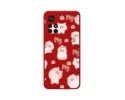 Funda Silicona Líquida Roja para Xiaomi POCO M4 Pro 5G diseño Cerdos Dibujos