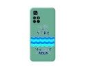 Funda Silicona Líquida Verde para Xiaomi POCO M4 Pro 5G diseño Agua Dibujos