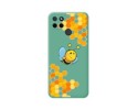 Funda Silicona Líquida Verde para Realme C21Y / C25Y diseño Abeja Dibujos