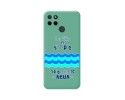 Funda Silicona Líquida Verde para Realme C21Y / C25Y diseño Agua Dibujos