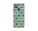 Funda Silicona Líquida Verde para Realme C21Y / C25Y diseño Catrina Dibujos