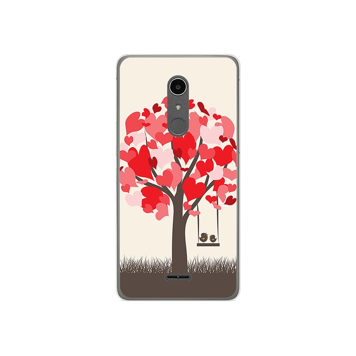 Funda Gel Tpu para Alcatel A3 XL Diseño Pajaritos Dibujos