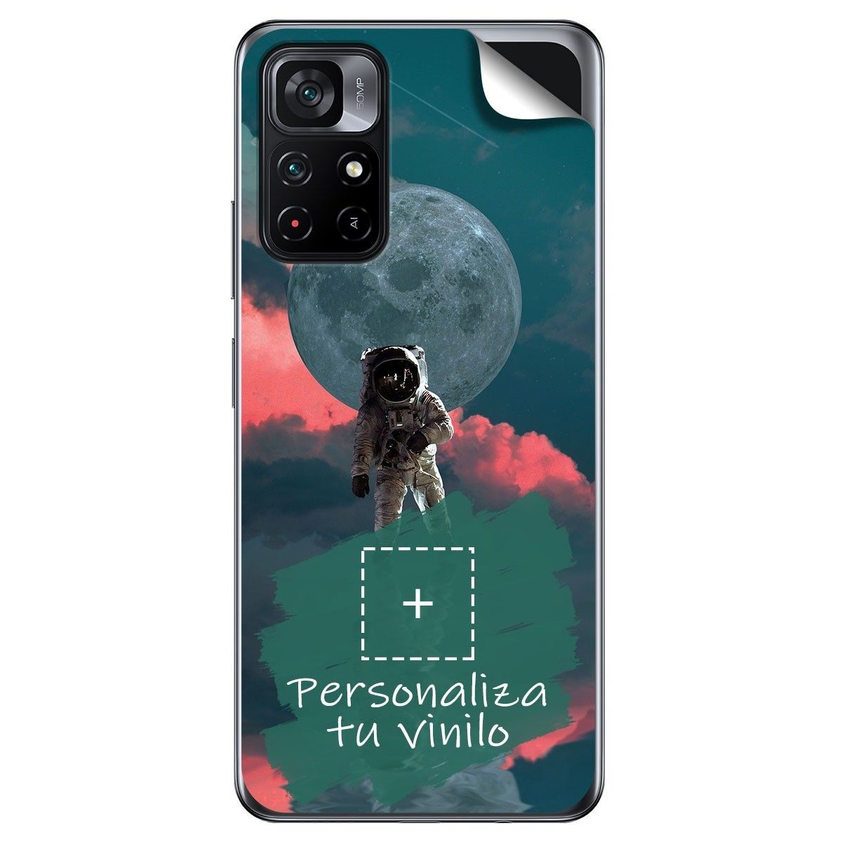 Pegatina Vinilo Autoadhesiva Personalizada más Funda para Xiaomi POCO M4 Pro 5G