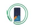 Personaliza tu Funda Colgante Transparente para Motorola Moto G60s con Cordon Verde Agua Dibujo Personalizada