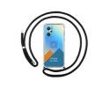 Personaliza tu Funda Colgante Transparente para Realme GT NEO 2 5G con Cordon Negro Dibujo Personalizada