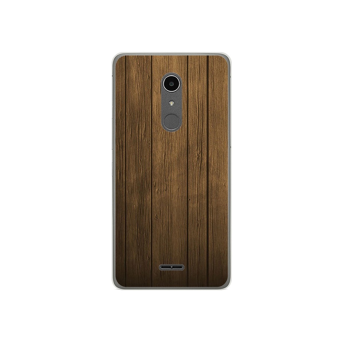 Funda Gel Tpu para Alcatel A3 XL Diseño Madera Dibujos