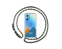 Personaliza tu Funda Colgante Transparente para Realme GT NEO 2 5G con Cordon Verde / Dorado Dibujo Personalizada