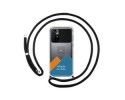 Personaliza tu Funda Colgante Transparente para Xiaomi POCO M4 Pro 5G con Cordon Negro Dibujo Personalizada