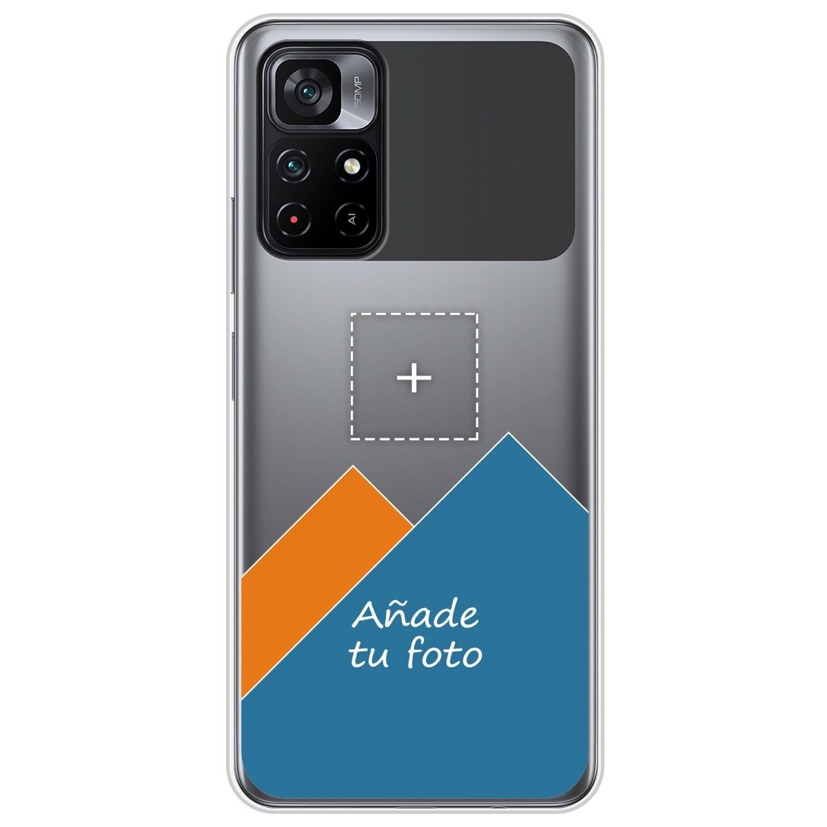 Personaliza tu Funda Silicona Gel Tpu Transparente con tu Fotografia para Xiaomi POCO M4 Pro 5G Dibujo Personalizada