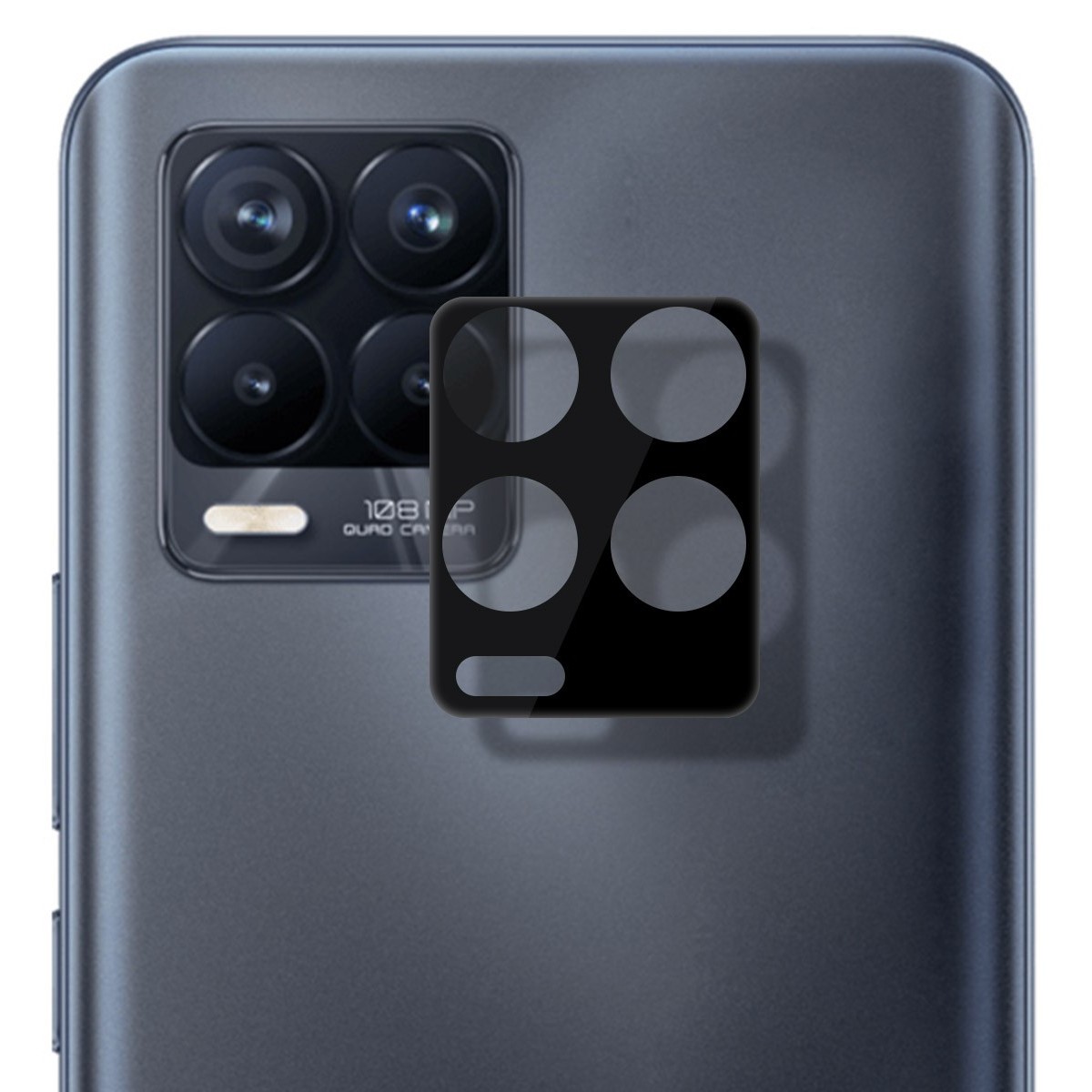 Protector Cristal Templado Cámara Trasera para Realme 8 4G / 8 Pro Vidrio