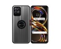 Funda Mate con Borde Negro y Anillo Giratorio 360 para Realme 8i