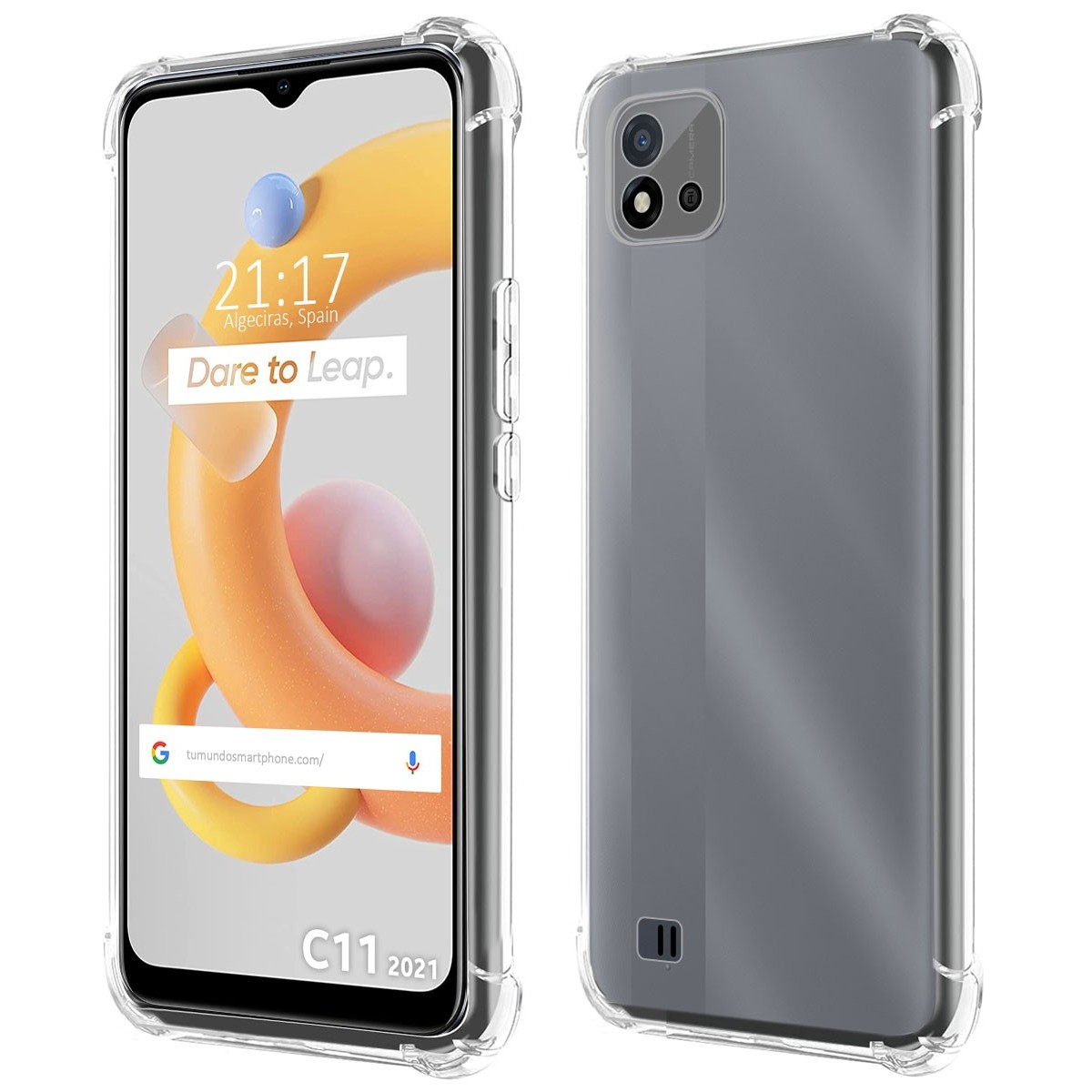 Funda Silicona Antigolpes Transparente para Realme C11 2021