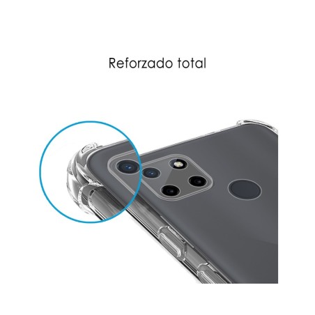 Funda Silicona Antigolpes Transparente para Realme C21Y / C25Y