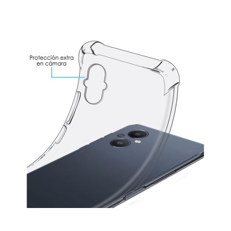 Funda Silicona Antigolpes Transparente para OnePlus Nord N20 5G