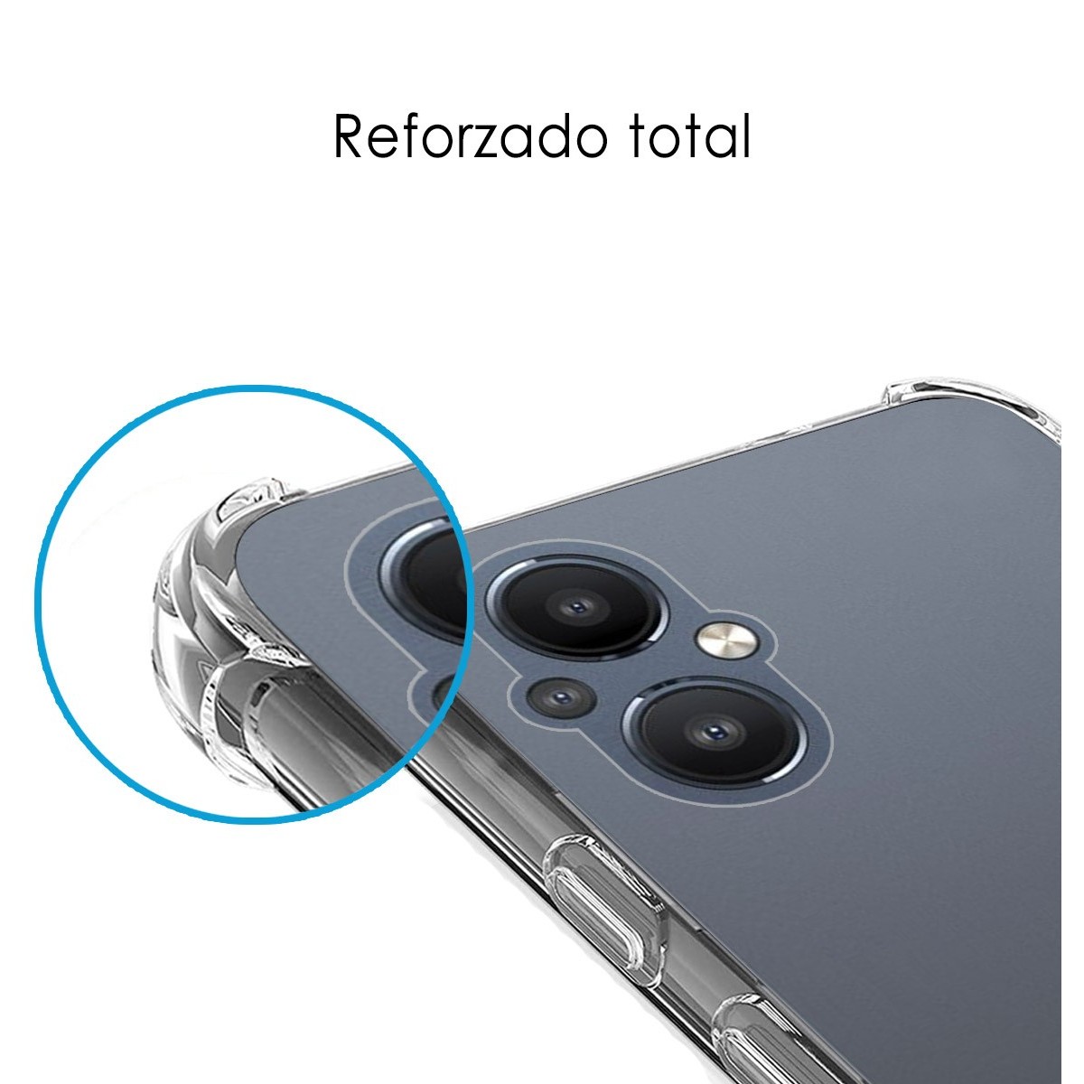 Funda Silicona Antigolpes Transparente para OnePlus Nord N20 5G