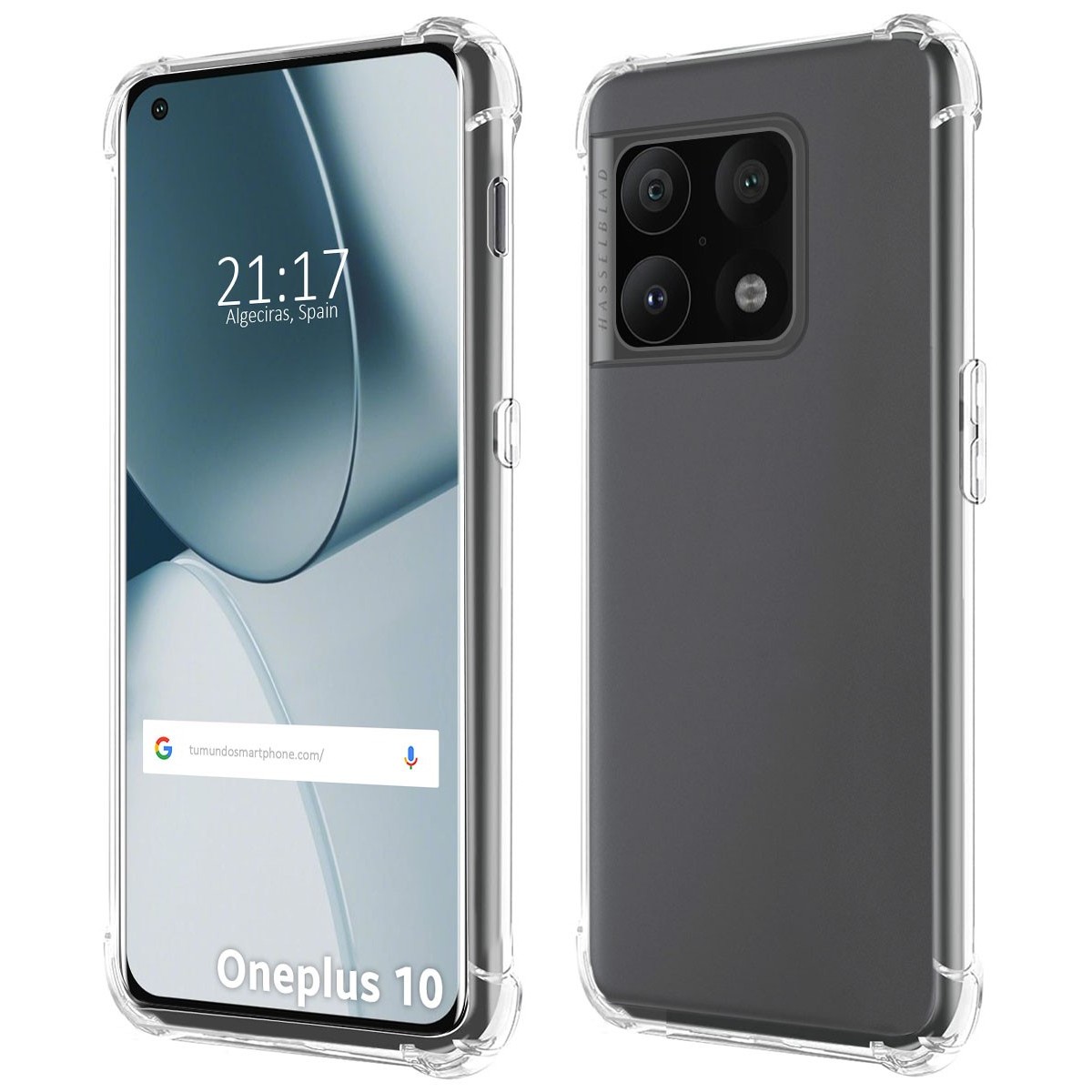 Funda Silicona Antigolpes Transparente para OnePlus 10 Pro 5G