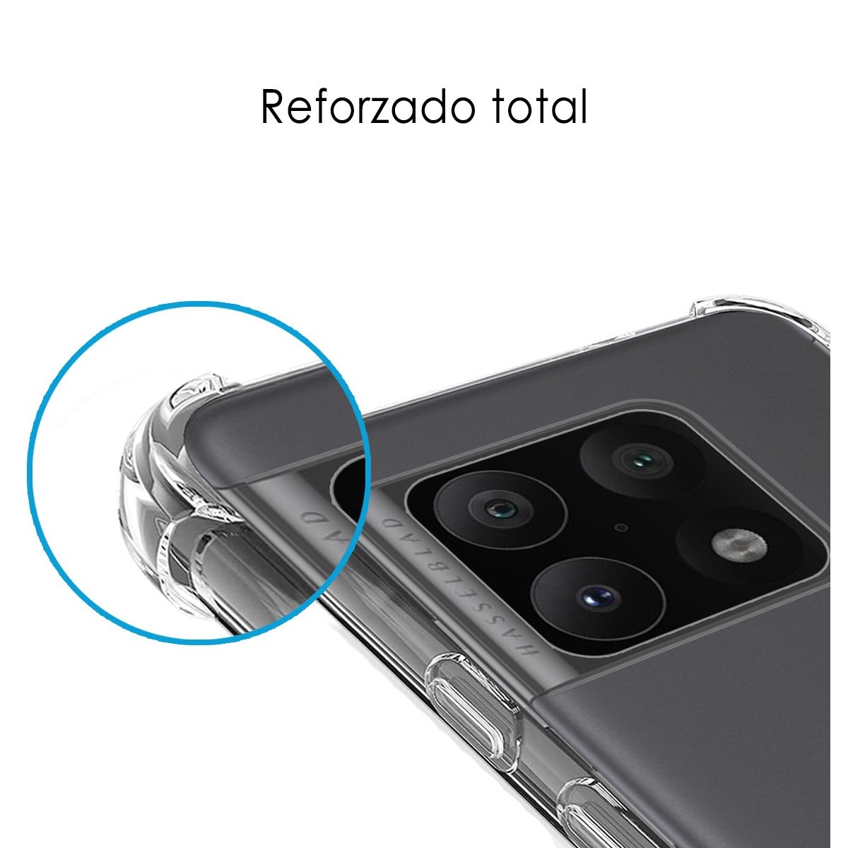 Funda Silicona Antigolpes Transparente para OnePlus 10 Pro 5G