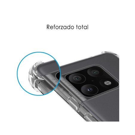 Funda Silicona Antigolpes Transparente para OnePlus 10 Pro 5G