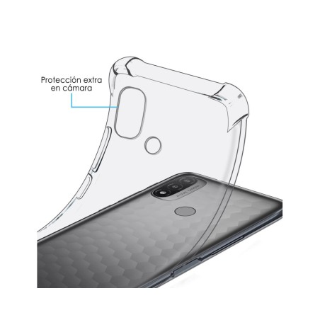 Funda Silicona Antigolpes Transparente para Motorola Moto E20