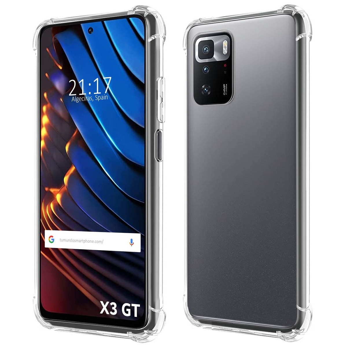 Funda Silicona Antigolpes Transparente para Xiaomi POCO X3 GT 5G