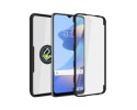 Funda Doble Negra Pc + Tpu Full Body 360 con Anillo para Oppo A16 / A16s