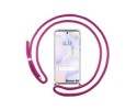 Funda Colgante Transparente para Huawei Nova 9 / Honor 50 5G con Cordon Rosa Fucsia
