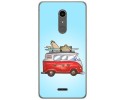 Funda Gel Tpu para Alcatel A3 XL Diseño Furgoneta Dibujos