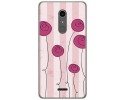 Funda Gel Tpu para Alcatel A3 XL Diseño Flores Vintage Dibujos
