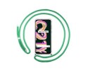 Funda Colgante Transparente para Realme C21Y / C25Y con Cordon Verde Agua