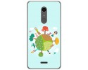 Funda Gel Tpu para Alcatel A3 XL Diseño Familia Dibujos