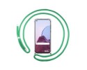 Funda Colgante Transparente para OnePlus Nord N20 5G con Cordon Verde Agua