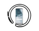Funda Colgante Transparente para OnePlus 10 Pro 5G con Cordon Negro