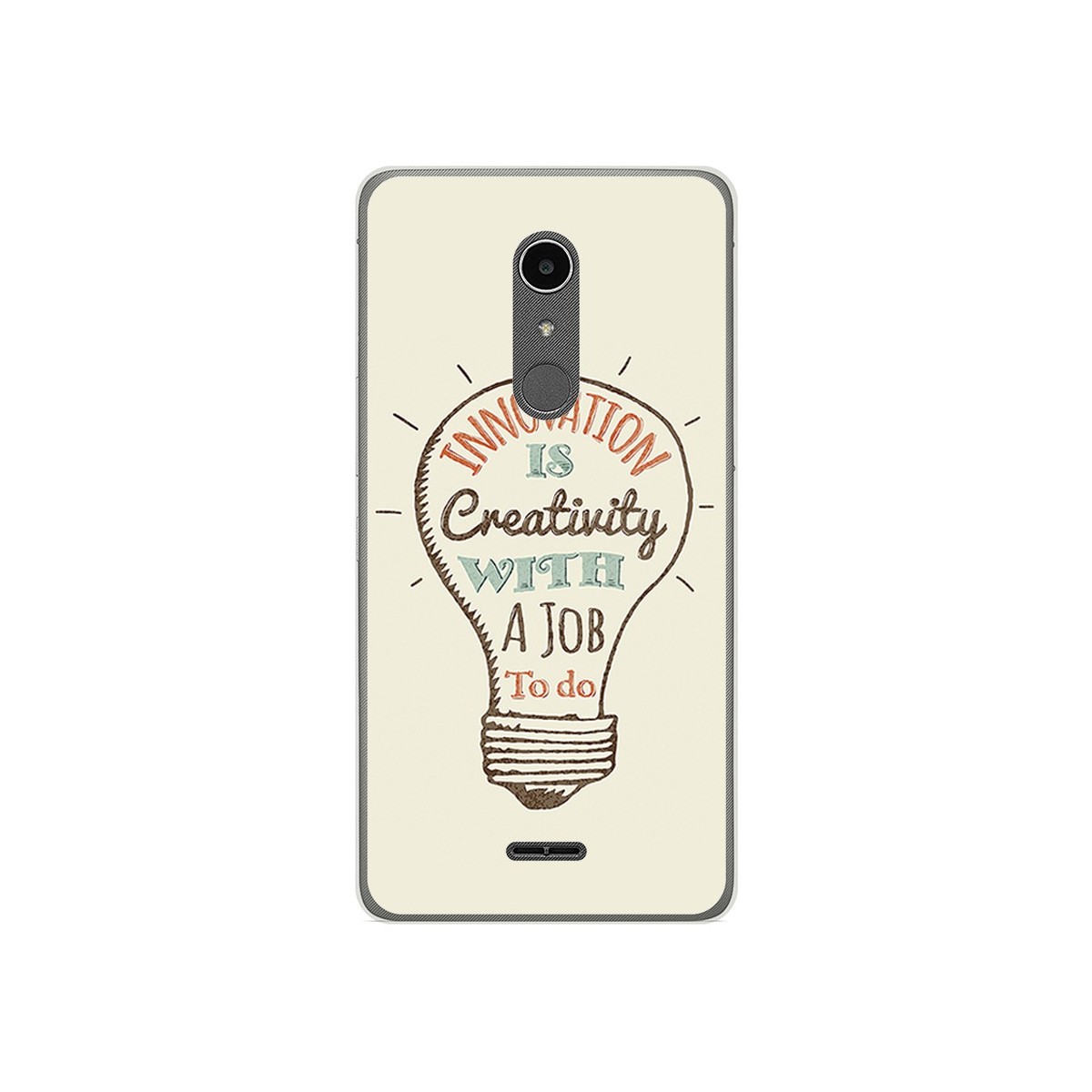 Funda Gel Tpu para Alcatel A3 XL Diseño Creativity Dibujos