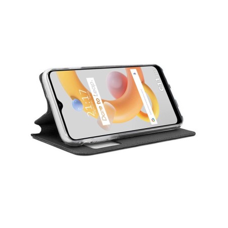 Funda Libro Soporte con Ventana para Realme C11 2021 Color Negra