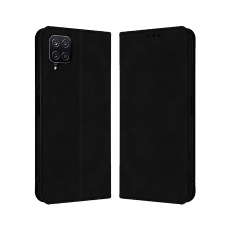 Funda Polipiel con tarjetero para Samsung Galaxy A12 color Negra