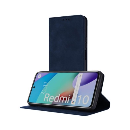 Funda Polipiel con tarjetero para Xiaomi Redmi 10 (2021/2022) color Azul