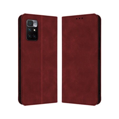 Funda Polipiel con tarjetero para Xiaomi Redmi 10 (2021/2022) color Roja