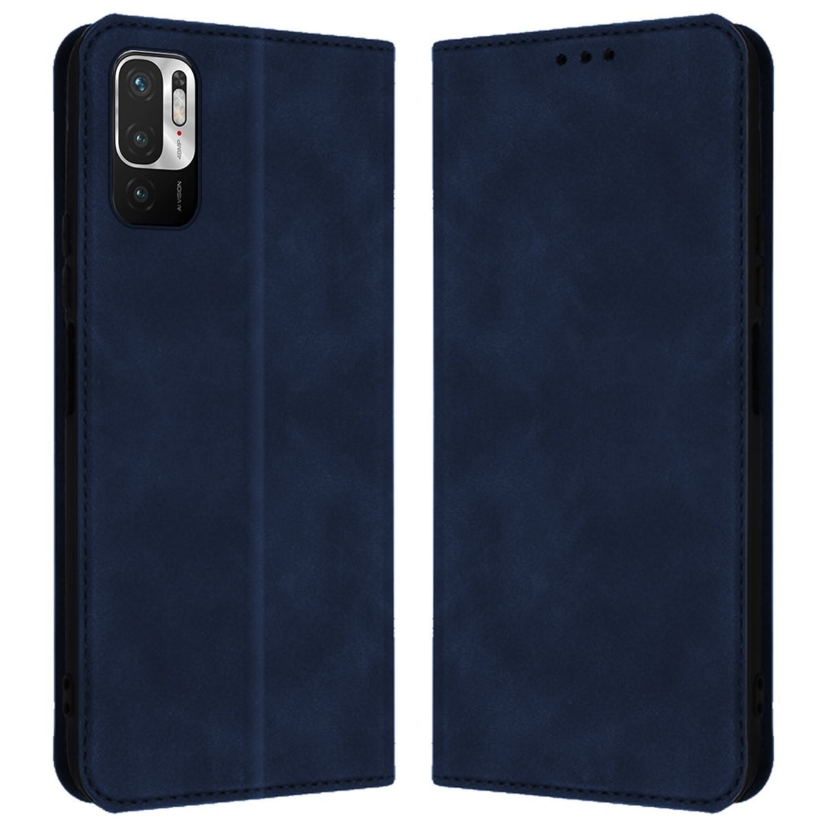 Funda Polipiel con tarjetero para Xiaomi Redmi Note 10 5G / POCO M3 Pro 5G color Azul