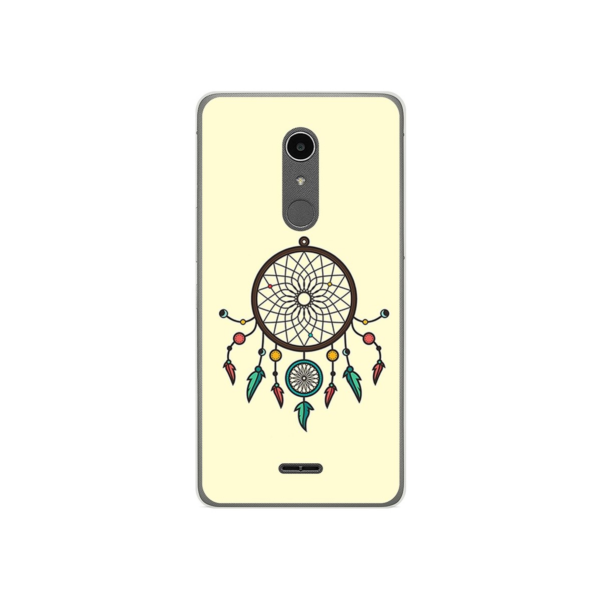Funda Gel Tpu para Alcatel A3 XL Diseño Atrapasueños Dibujos