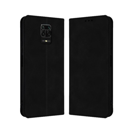 Funda Polipiel con tarjetero para Xiaomi Redmi Note 9S / Note 9 Pro color Negra