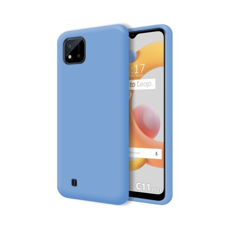 Funda Silicona Líquida Ultra Suave para Realme C11 2021 color Azul