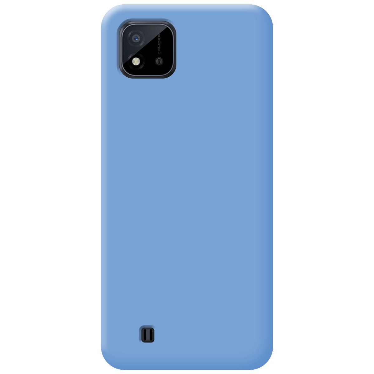 Funda Silicona Líquida Ultra Suave para Realme C11 2021 color Azul