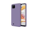 Funda Silicona Líquida Ultra Suave para Realme C11 2021 color Morada