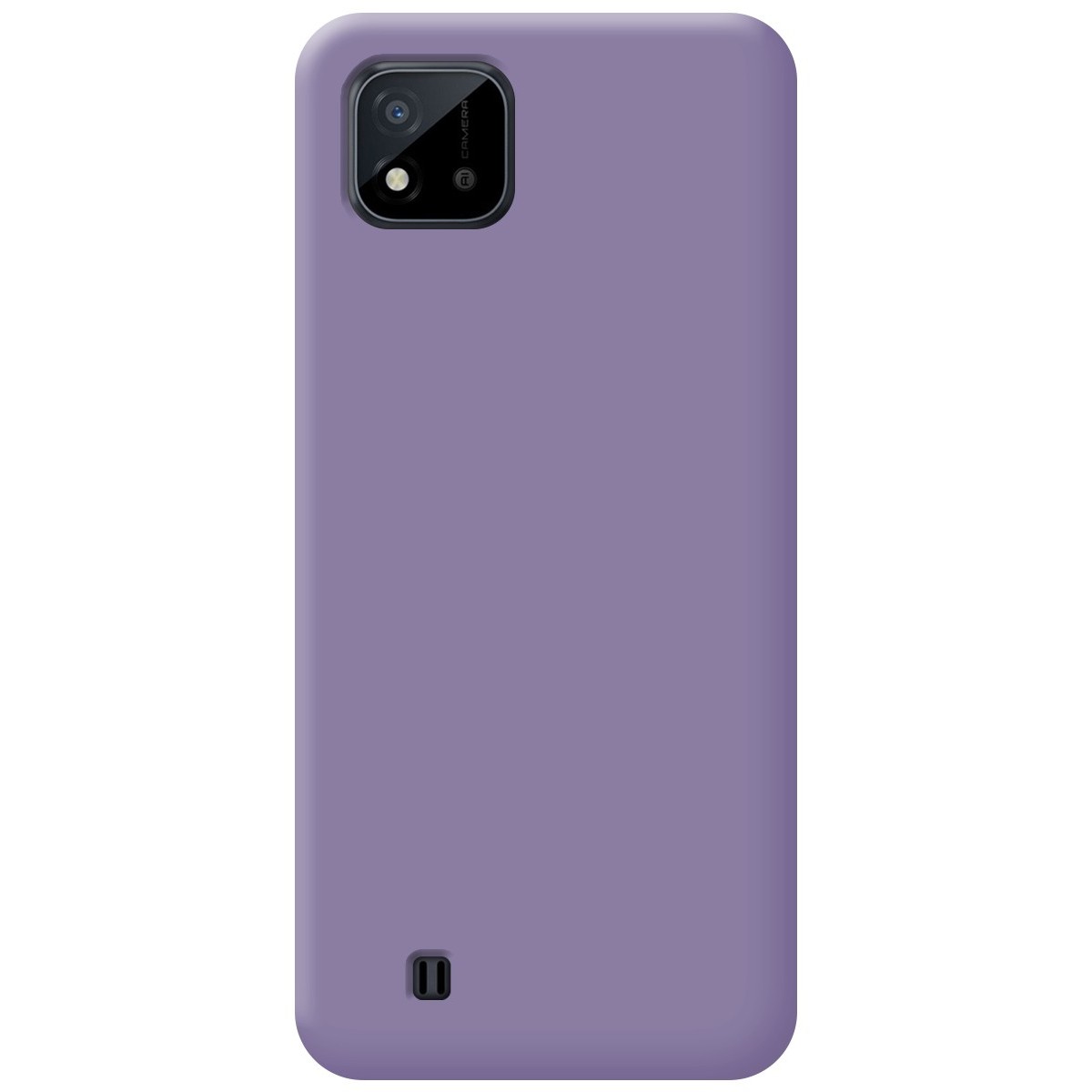 Funda Silicona Líquida Ultra Suave para Realme C11 2021 color Morada