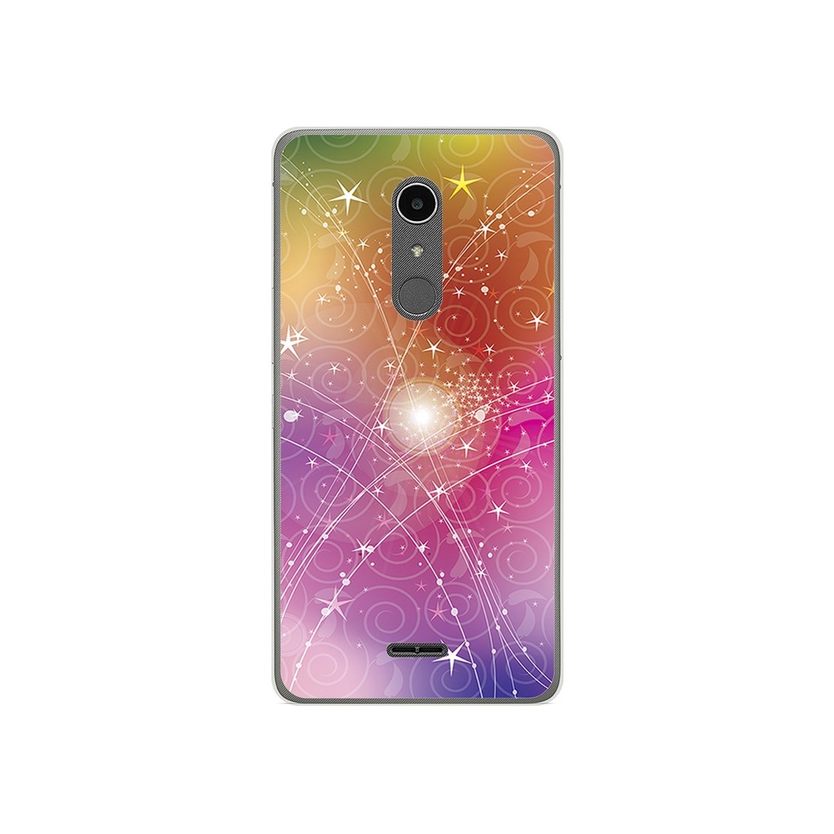Funda Gel Tpu para Alcatel A3 XL Diseño Abstracto Dibujos