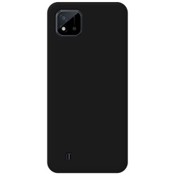 Funda Silicona Líquida Ultra Suave para Realme C11 2021 color Negra 2
