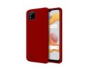 Funda Silicona Líquida Ultra Suave para Realme C11 2021 color Roja