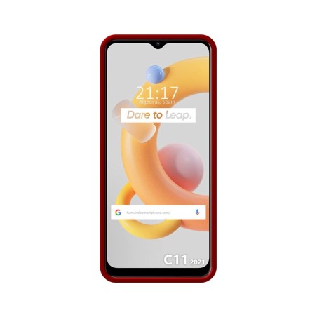 Funda Silicona Líquida Ultra Suave para Realme C11 2021 color Roja