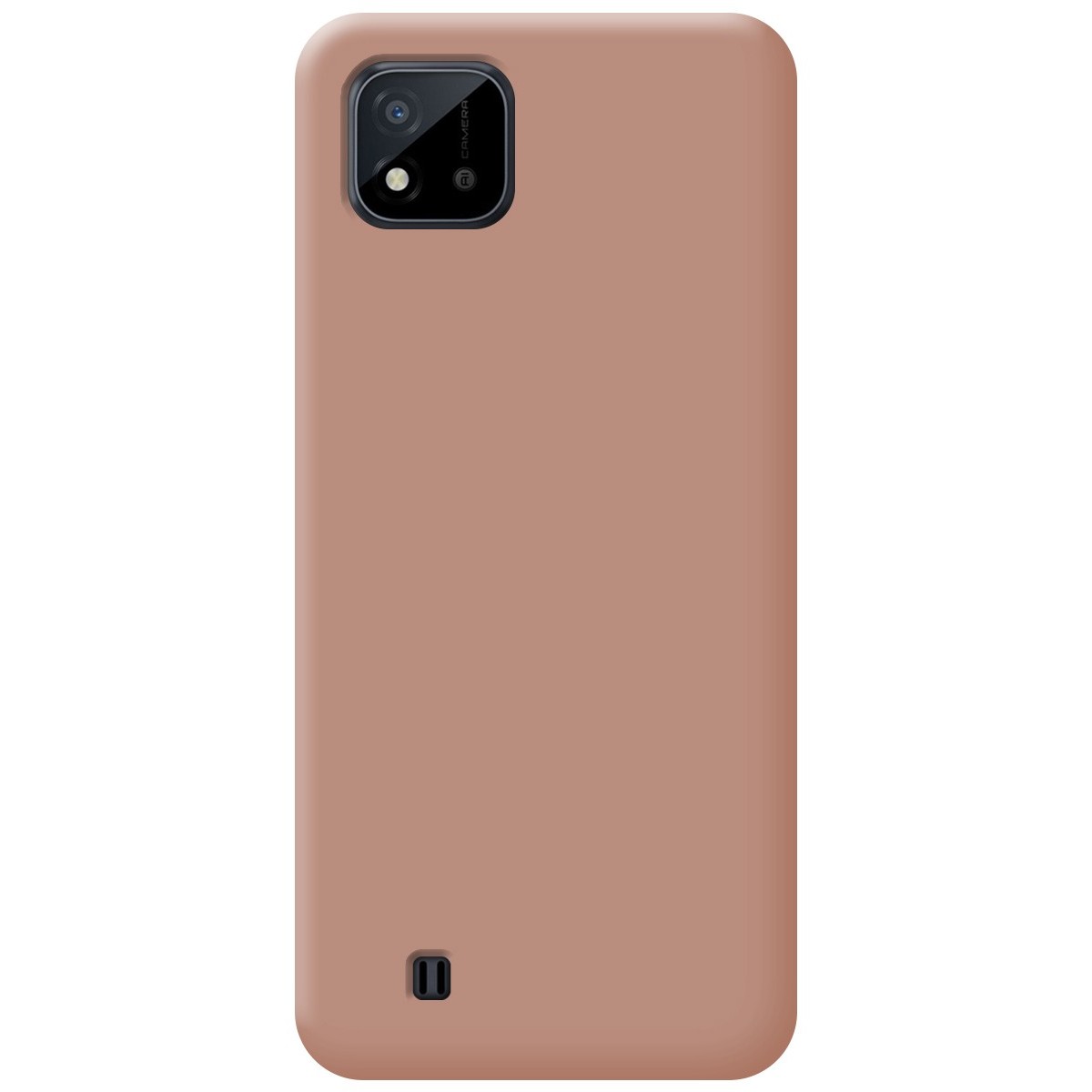 Funda Silicona Líquida Ultra Suave para Realme C11 2021 color Rosa